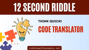 12 Second Riddle: 🧠 Think Fast! Can You Solve This Tricky Riddle? 🤯