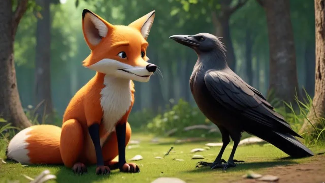 The Fox and Crow |Fable Story - YouTube