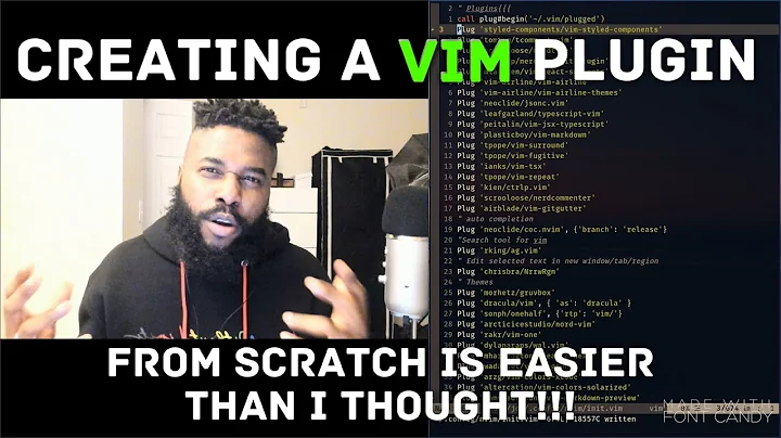 Creating a Vim PlugIn from scratch is not that hard!!!