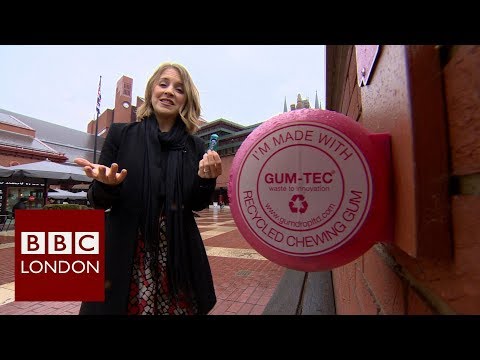 A surprising new afterlife for chewing gum – BBC London News