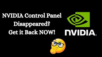 How to Fix NVIDIA Control Panel Missing or Not Showing (Windows 10/11)