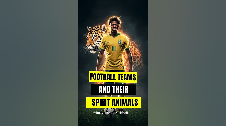 Football Teams & Their Spirit Animal - Part 1