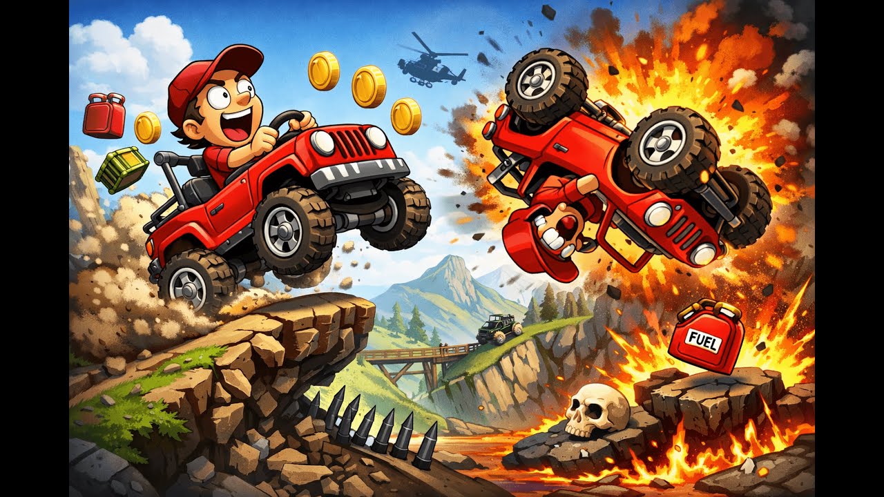 Hill Climb Racing LIVE 😱 Extreme Hills Challenge | Record Todunga Aaj!