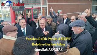 EHA/ Erzurum Aziziye Belediye Başkan Adayı  Emrullah Akpunar Oldu.!