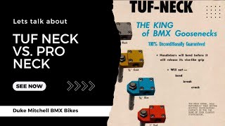 Tuf Neck Vs. Pro Neck Old School BMX Bike stems.