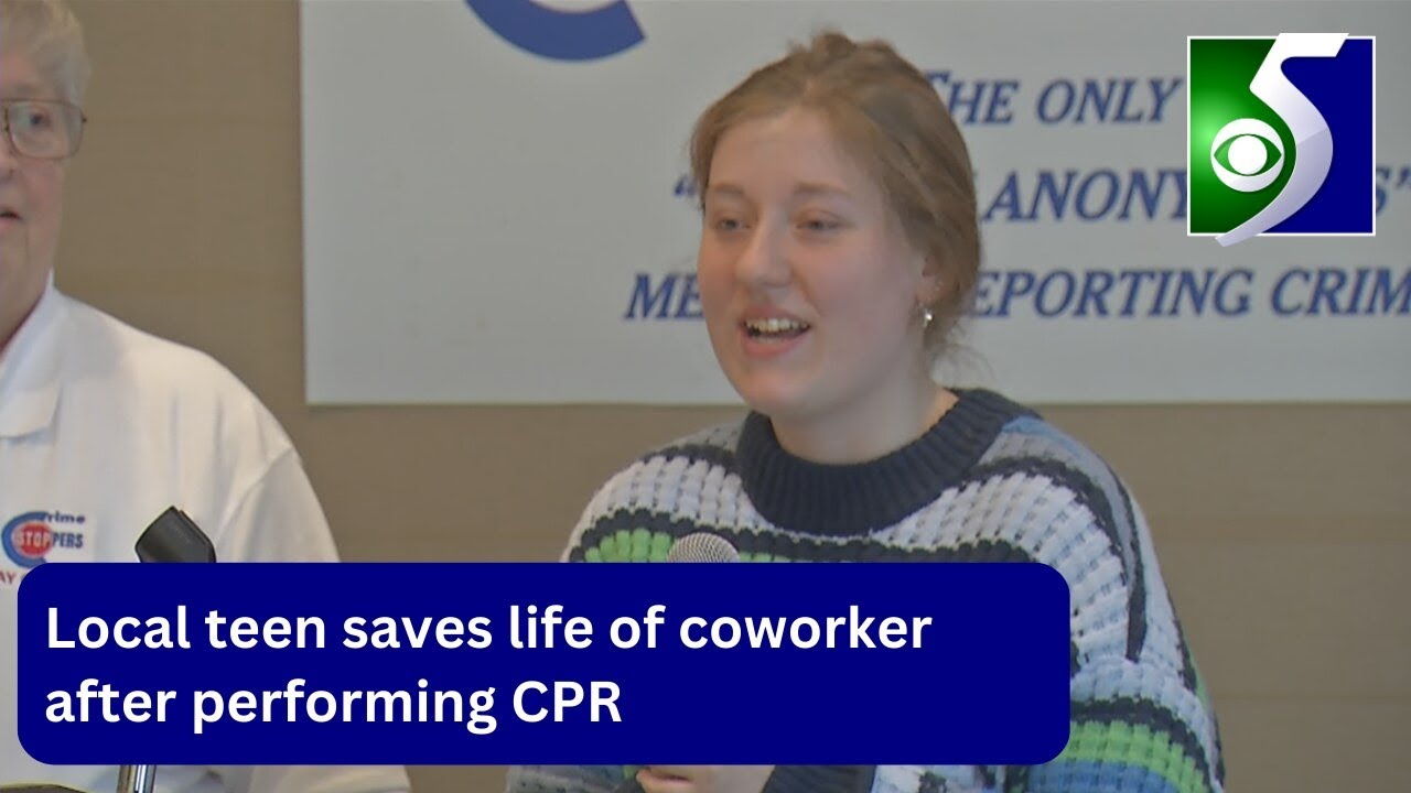 Local teen honored as hero for saving coworker’s life