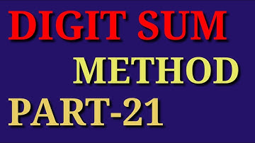VEDIC MATHS || Concept of digital sum method part-21, SSC , BANK,CAT || sri pragna
