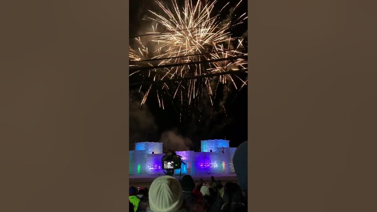 Saranac lake ice castle 2024 YouTube