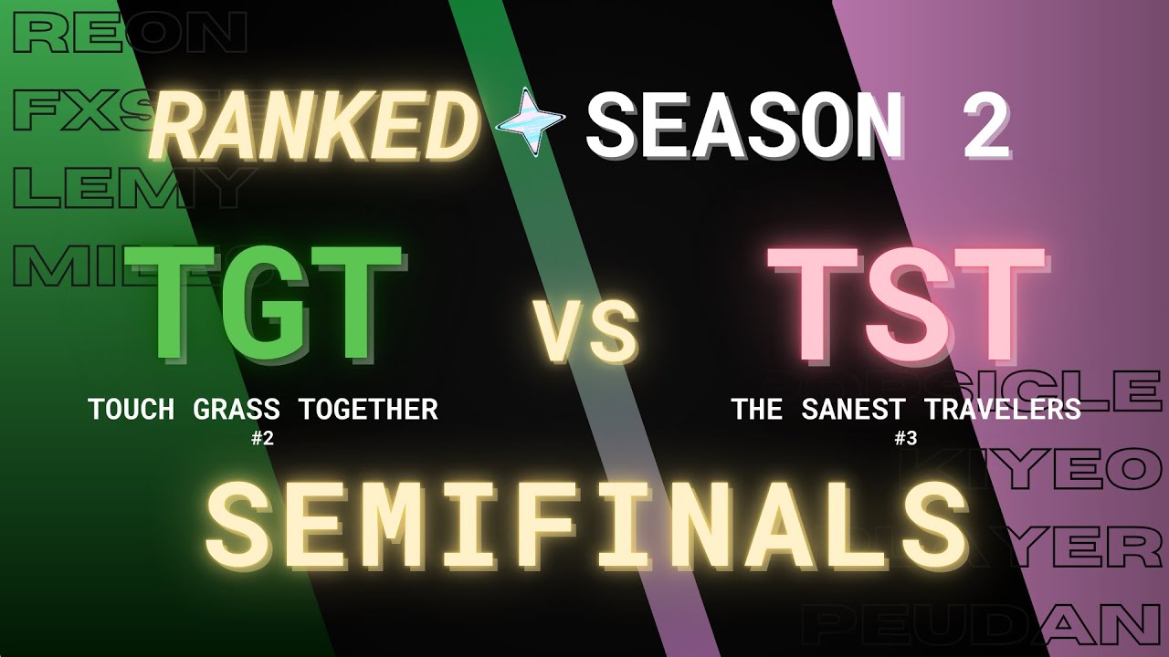 Genshin RANKED Season 2 Semifinals - TGT vs. TST ft. 