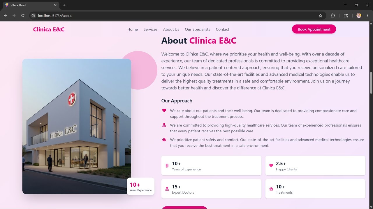 Complete  (All Screen) Responsive Modern Website 