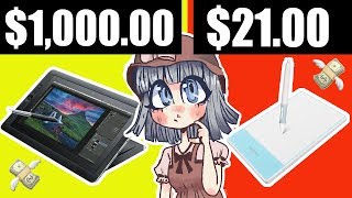 THE CHEAPEST DRAWING TABLET IN THE WORLD [Trying to Use a $20 Drawing Tablet]