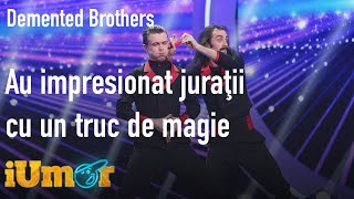 Demented Brothers, doi iluzionişti muţi şi magia cu batista roşie: E cel mai spectaculos număr!