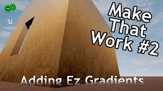 Unreal Engine Tutorial | MTW#2: Adding a gradient to the texture