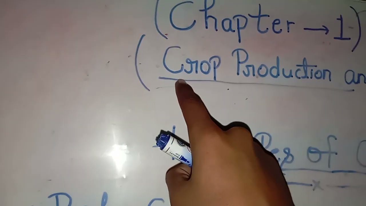 25 January 2026 chapter 1 science crop production and manangement