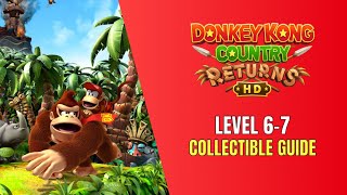 Donkey Kong Country Returns Hd Level 6-7 Tippy Shippy All Collectible Locations - 100% Guide