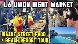 Philippines Street Food Night Market in SAN FERNANDO LA UNION | Street Food + Beach Resort Tour!