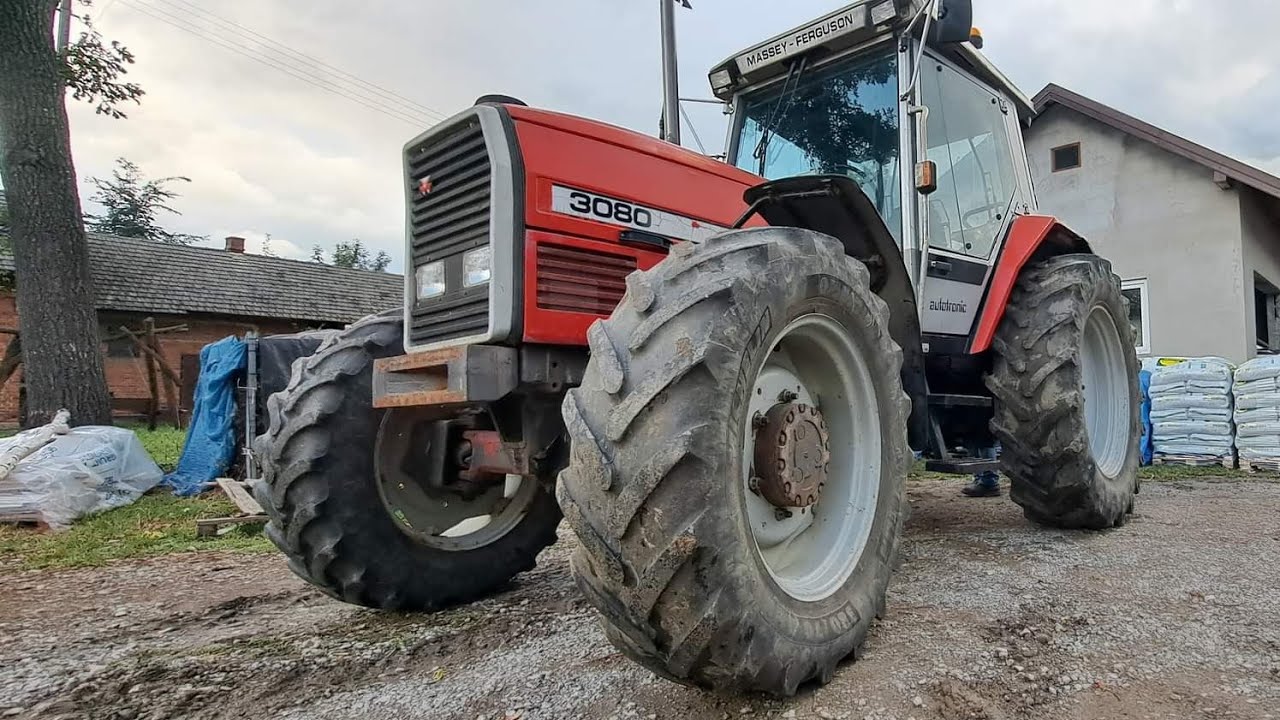Nowy nabytek Massey Ferguson 3080 i od razu test w orce z pługiem Unia Grudziądz //Michał//