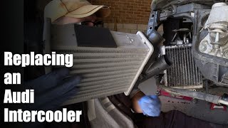 Replacing an Audi 2.5tdi Intercooler.