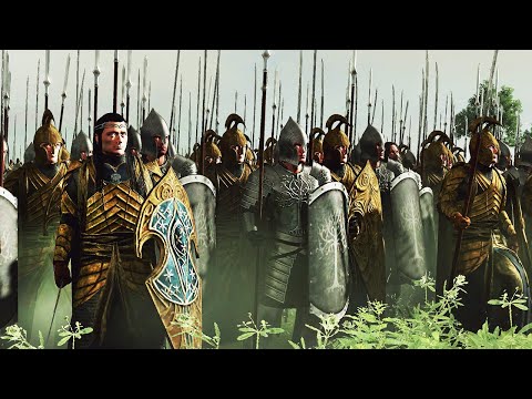 Видео: 20 000 Урук Хаев Изенгарда и Гоблинов VS 5000 Эльфов и 3000 Гондор и Рохан - Rise Of Mordor