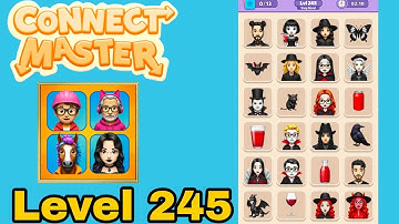 Connect master match puzzle level 245 solution walkthrough 