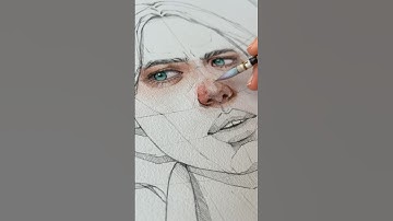 How to draw a portrait — learn in bio 💛 #howtodraw #portraitdrawing #arteducation #artclass