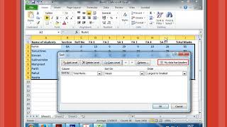 Click & Login Class 6- Multiple Column Sorting-Chapter 4