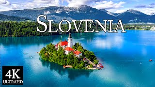 Slovenia 4k - Beautiful Ljubljana Nature Drone Scenery With Relaxing Piano Music