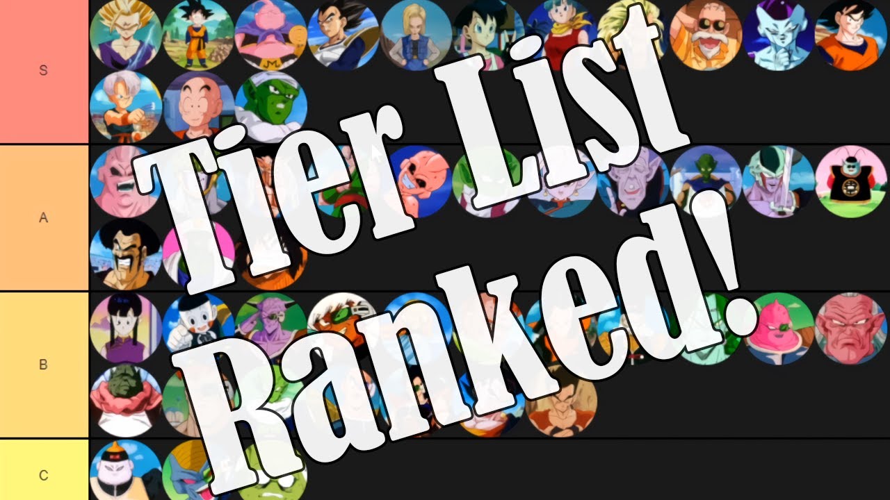 Dragon Ball Z Character Tier List! - YouTube