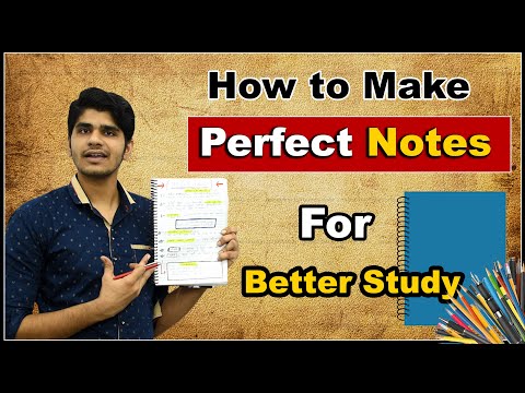बेहतर तैयारी के लिए परफेक्ट नोट्स कैसे बनाएं | नोट्स बनाने का तरीका