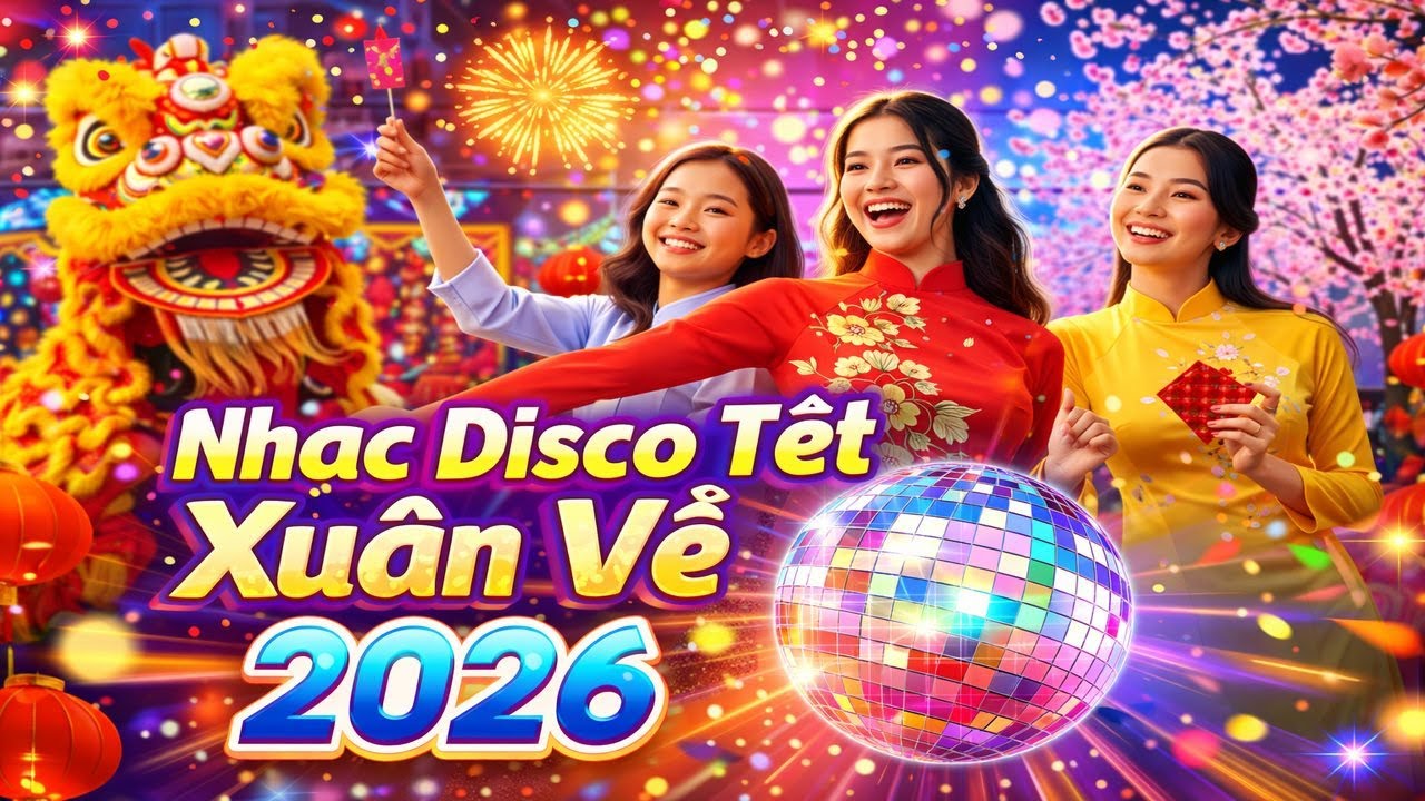 Nhạc Disco Tết Xuân Về 2026 | Không Khí Tết Sôi Động – Mở Lên Là Muốn Nhún Nhảy 🎉🕺