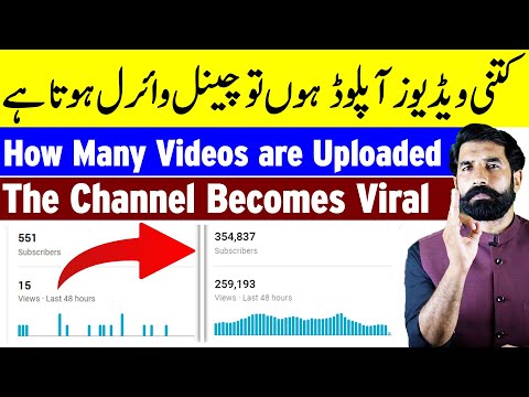 How Many Videos are Uploaded the Channel Become Viral 