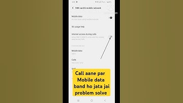How to use internet with calling | Call aane pr data band ho jata hai kya kren  | #shorts  #during