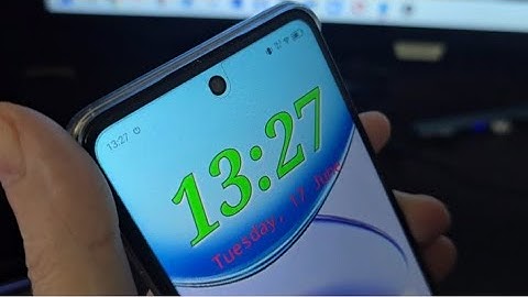 How to change clock color in infinix | How to change clock color on lock screen infinix