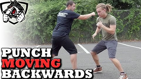 How to Punch While Moving Backwards - Boxing Footwork Techniques