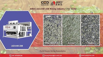 AMD® LKZ1440-2DB Mineral Industry Optical Color Sorter Machine for Olivine/Peridot Gravels Sorting