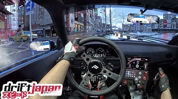 Drifting in Japan on the NEW Fukuoka Map in Assetto Corsa | Fanatec CSL DD