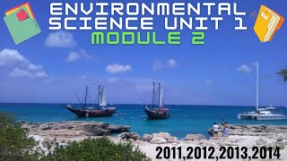 ENVIRONMENTAL SCIENCE 2011 to 2014 UNIT 1 Paper 2 MODULE 2