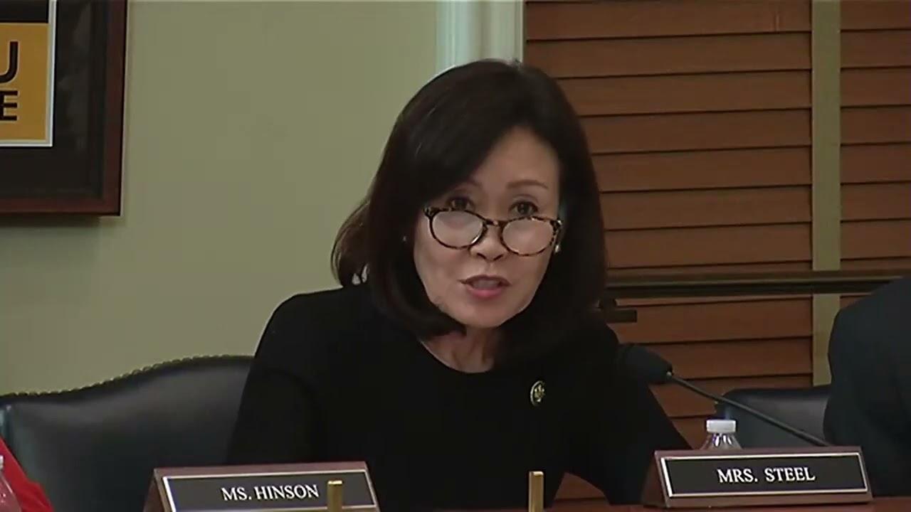 Rep. Steel Participates in CCP Committee Hearing on Economic Aggression