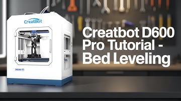 CreatBot D600 Pro Tutorial – Bed Leveling (Step-by-Step)
