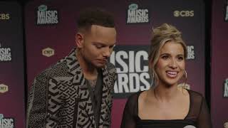 Kane and Katelyn Brown Interview Backstage at 2023 CMT Awards