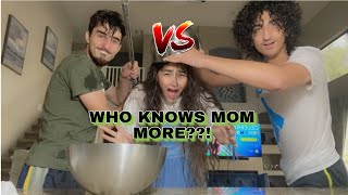 WHO KNOWS MOM MORE?! (SIBLINGS CHALLENGE)