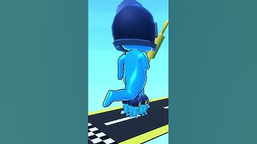 Crowd Man Run Level 3 #games #3d애니메이션 #3d애니 #키즈애니메이션 #shorts