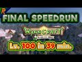 Breaking the world record AGAIN - FINAL Wynncraft Speedrun, lv. 100 in 39 minutes