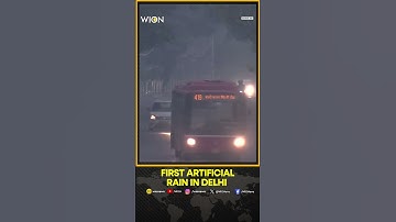 Artificial Rain Tested in Delhi’s Burari; Cloud-Seeding Begins Oct 29, Says CM | WION Shorts