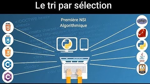 Tri par sélection - Principe - Animation- Algorithme - Programmation en Python - Complexité