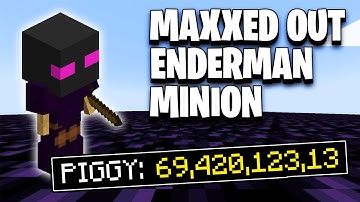 How I MADE A LOT OF MONEY WITH ENDERMAN MINION!