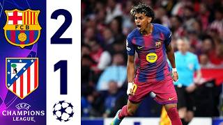 Barcelona Vs Atletico Madrid 2-1 Highlights All Goals & Extended Highlights Champions League 2026
