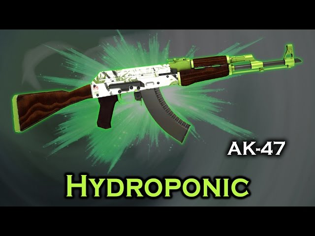 Hydroponic AK-47 StatTrak stickers skin preview FN/MW/FT/WW/BS - YouTube