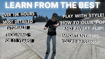 How to trickline in Skate 3