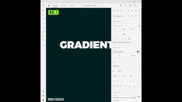 The 2 Ways Of Creating Gradient Text Effect In Adobe XD | #shorts